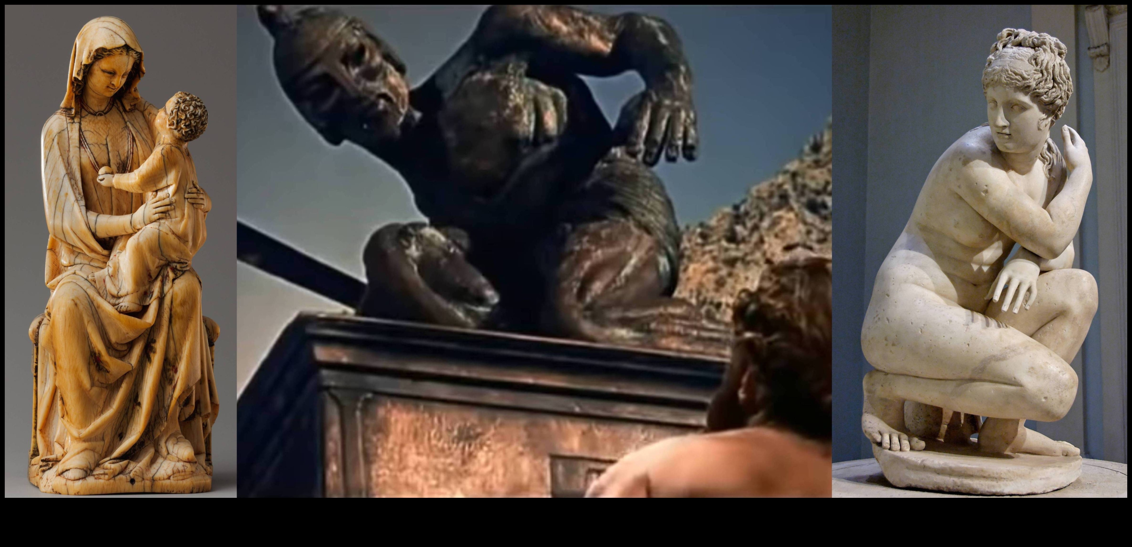 Veidots klusums: viduslaiku statuju emocionālā rezonanse