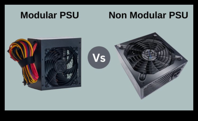 Barošanas avota preferences: moduļu un nemodulāra barošanas bloka opcijas