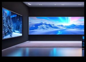 Audiovizuālā māksla: TV instalācijas un sienas displeji