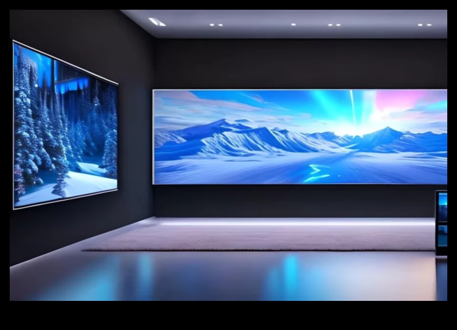 Audiovizuālā māksla: TV instalācijas un sienas displeji