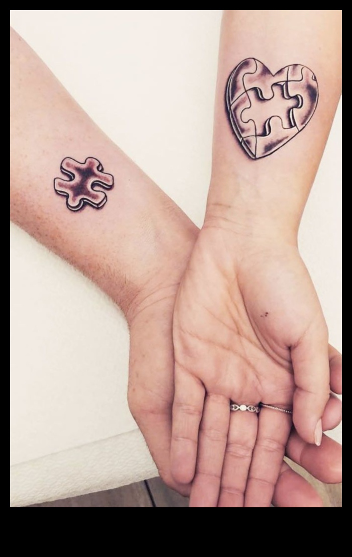 Sirsnīga harmonija: pāra tetovējumi, kas ilustrē mūžīgās mīlestības tīrākās formas