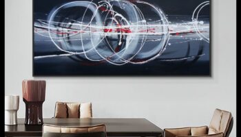 Vizuālās vibrācijas: Abstraktās mākslas enerģētiskais pulss