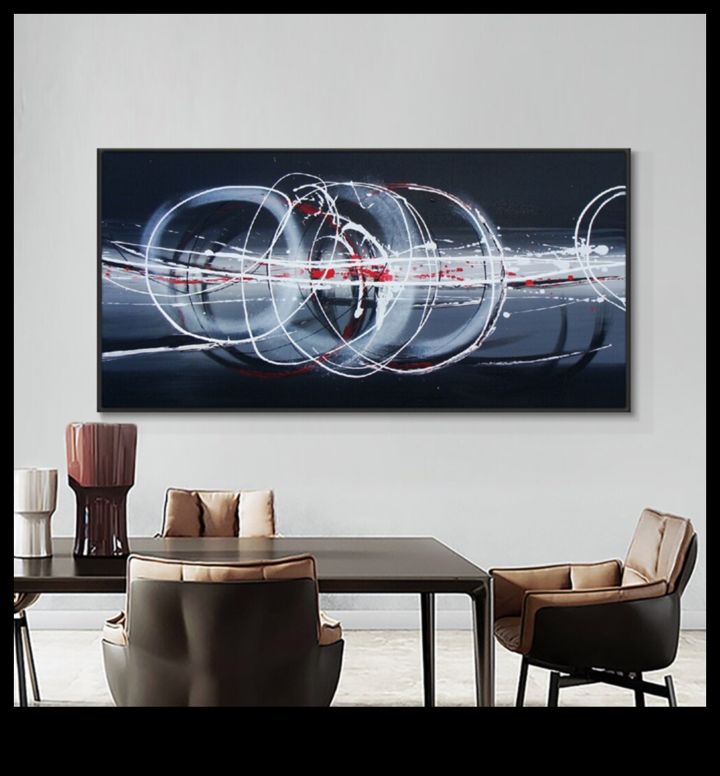 Vizuālās vibrācijas: Abstraktās mākslas enerģētiskais pulss